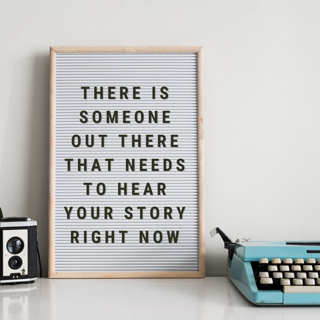 Black and White Tell Your Story Letterboard Quote Instagram Post (1).jpg