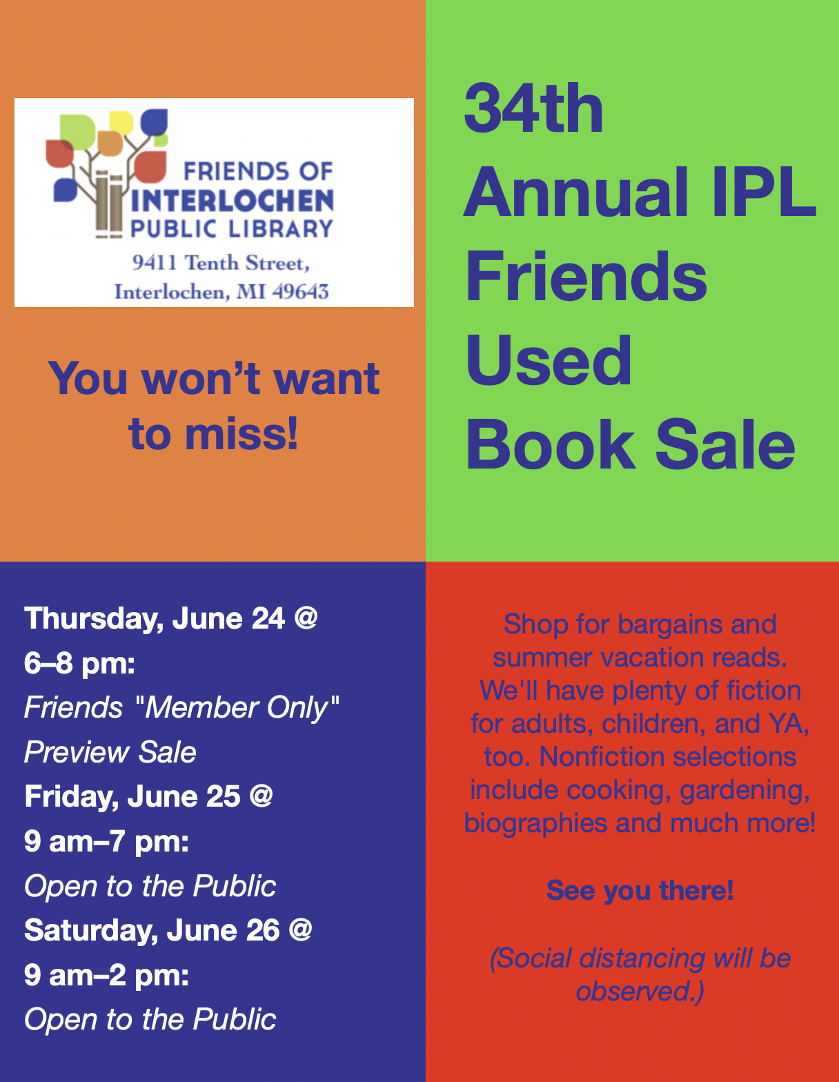 Friends Book Sale 